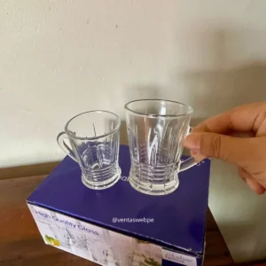 Set de vasos de vidrio